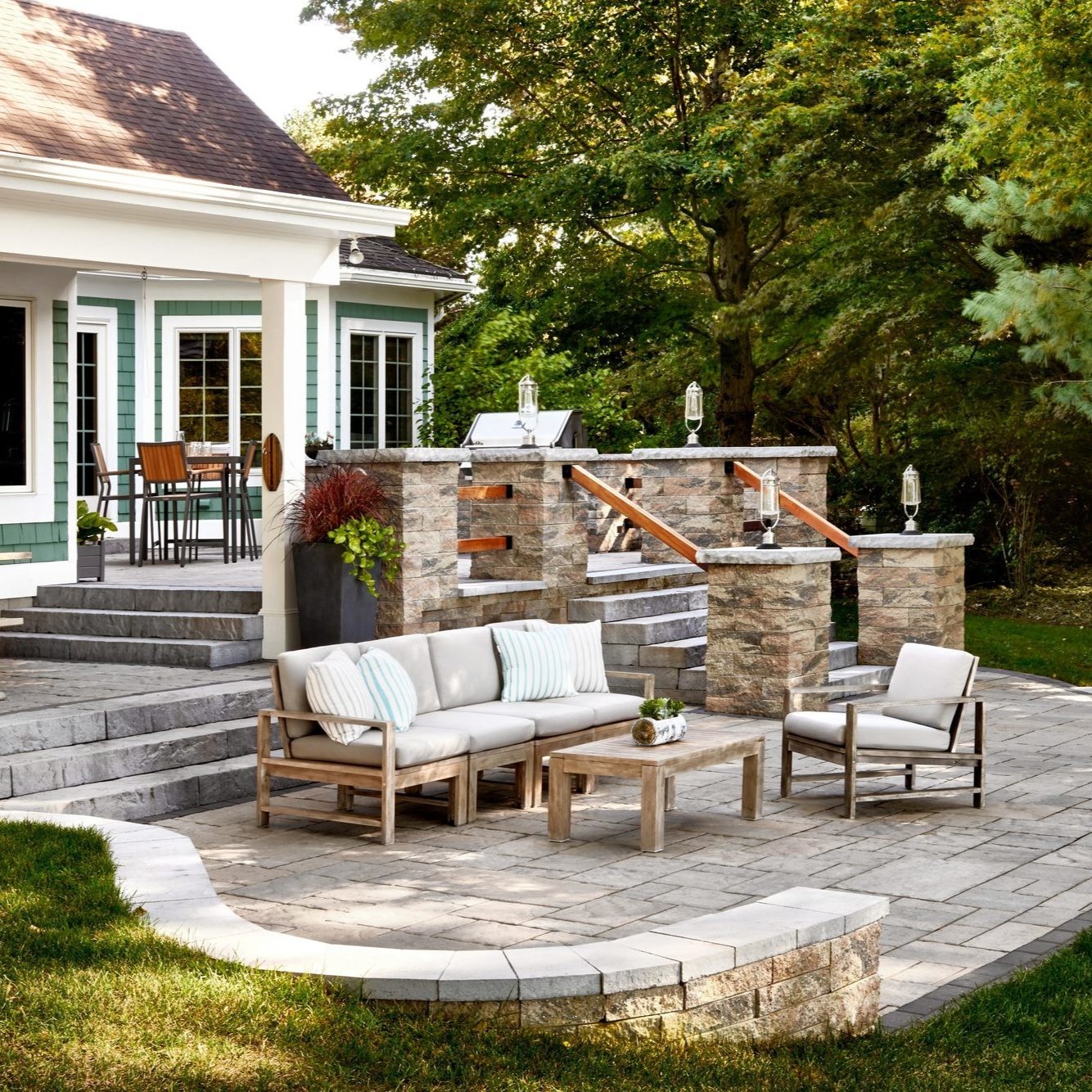 Bollman Landscape hardscaping project showcasing expert outdoor living construction